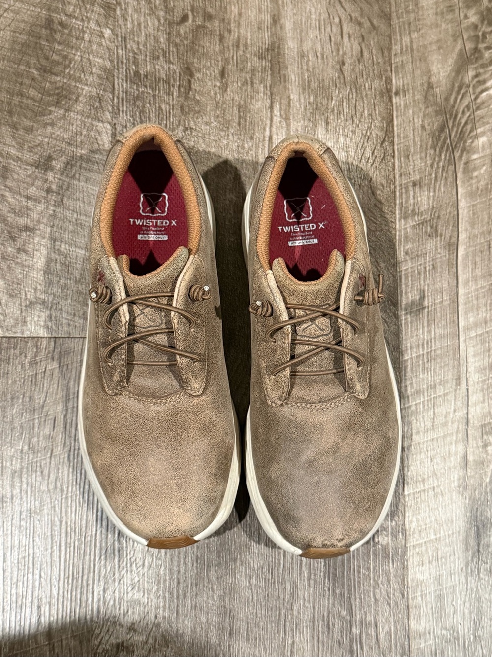 Twisted X Women's Feather X Leather Color: Bomber 6.5M - Picture 5 of 8